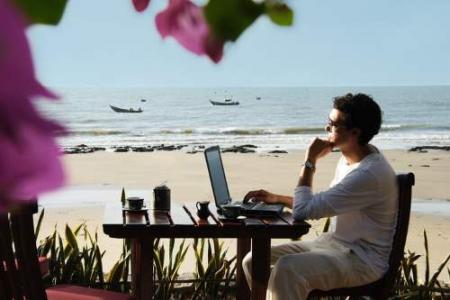 Общественный WiFi в кафе на пляже